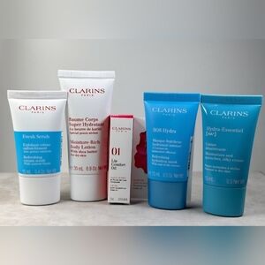 Clarins Hydration Skincare and Lip Oil Travel Set